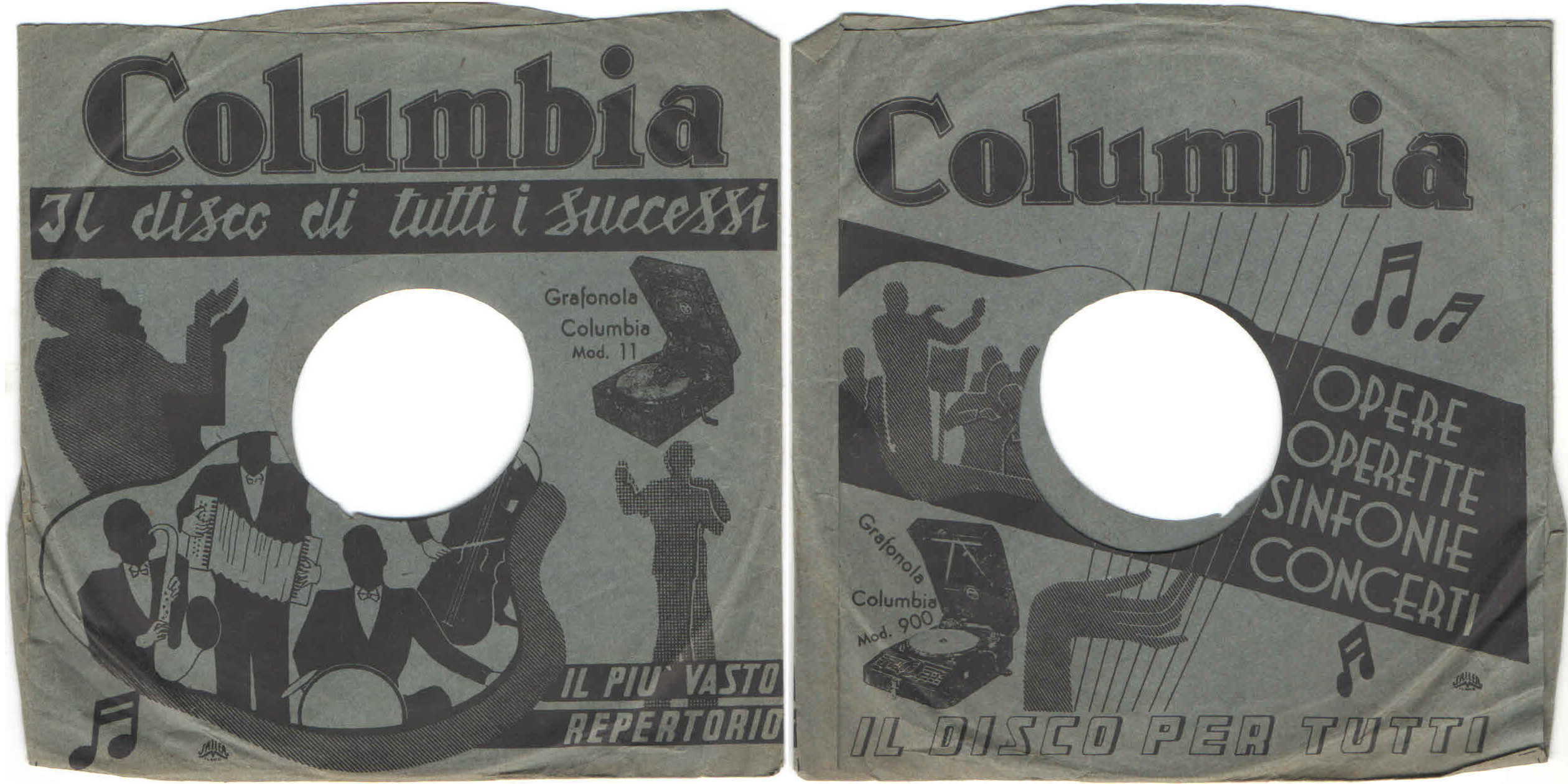 Two-sided sleeve